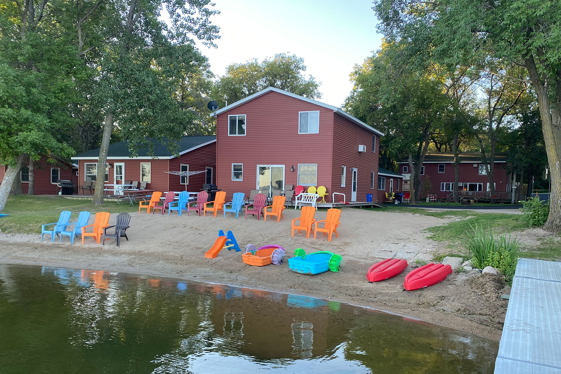 Front Of Resort From Lake