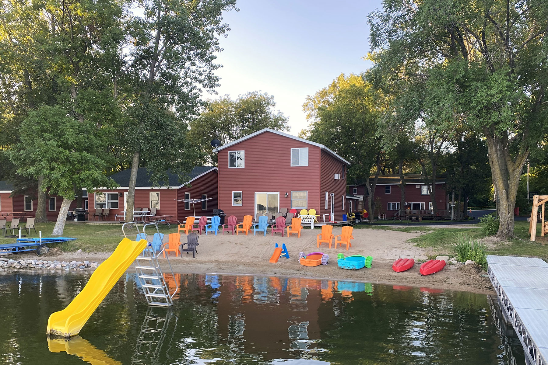 Swim Area And Cabin 6